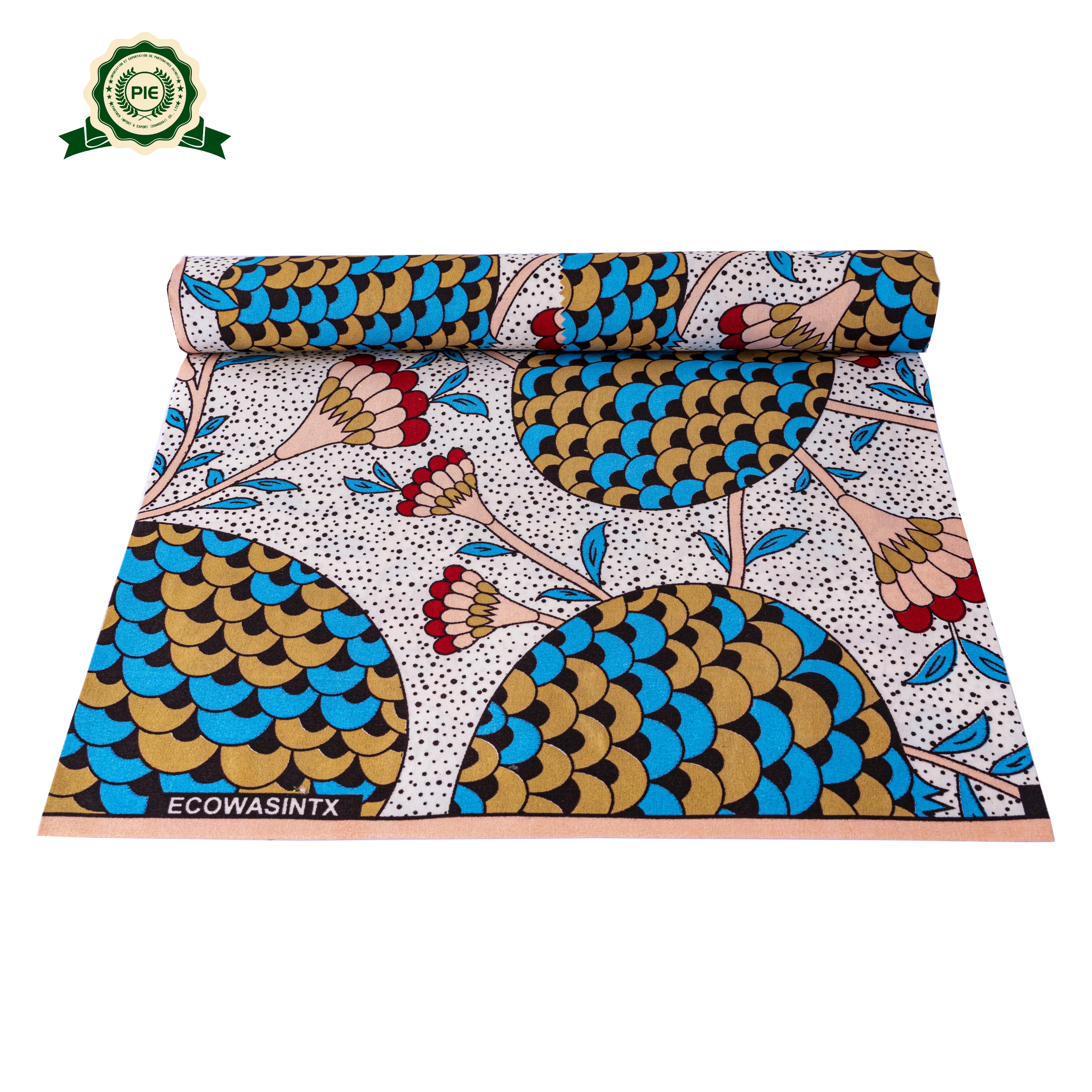 
Africa Polyester Wax Prints Fabric 2021 Ankara 110g Real Wax High Quality 6 yards African Fabric 