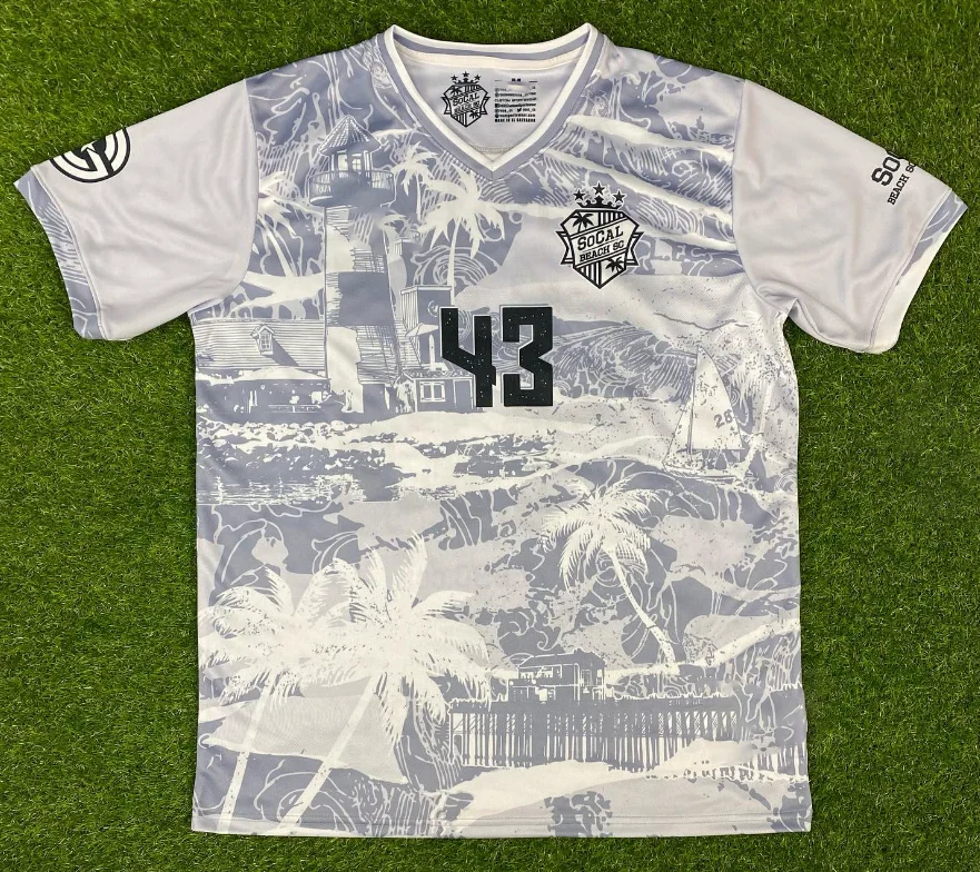 Custom Thailand Football Jersey Colors Low Moq Sublimation Printed Sport High Quality Team Foot Ball T Shirts