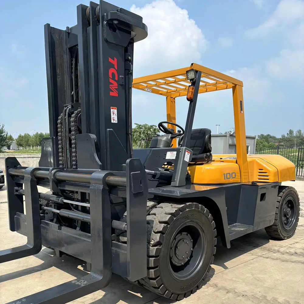 Used lifting forklift TCM FD100 Well maintained 10 TON TCM forklift 10 Tons TCM used forklift on sale at negotiable price