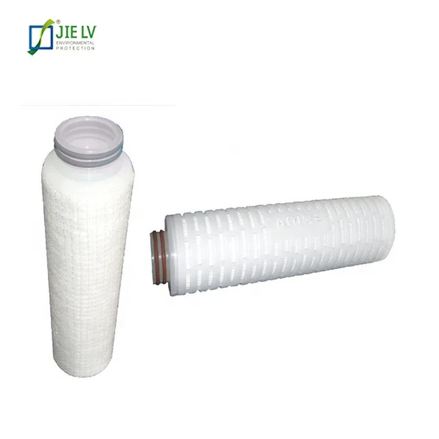 10 20 30 40 inch 0.01 micron PTFE pleated membrane filter cartridge for water treatment