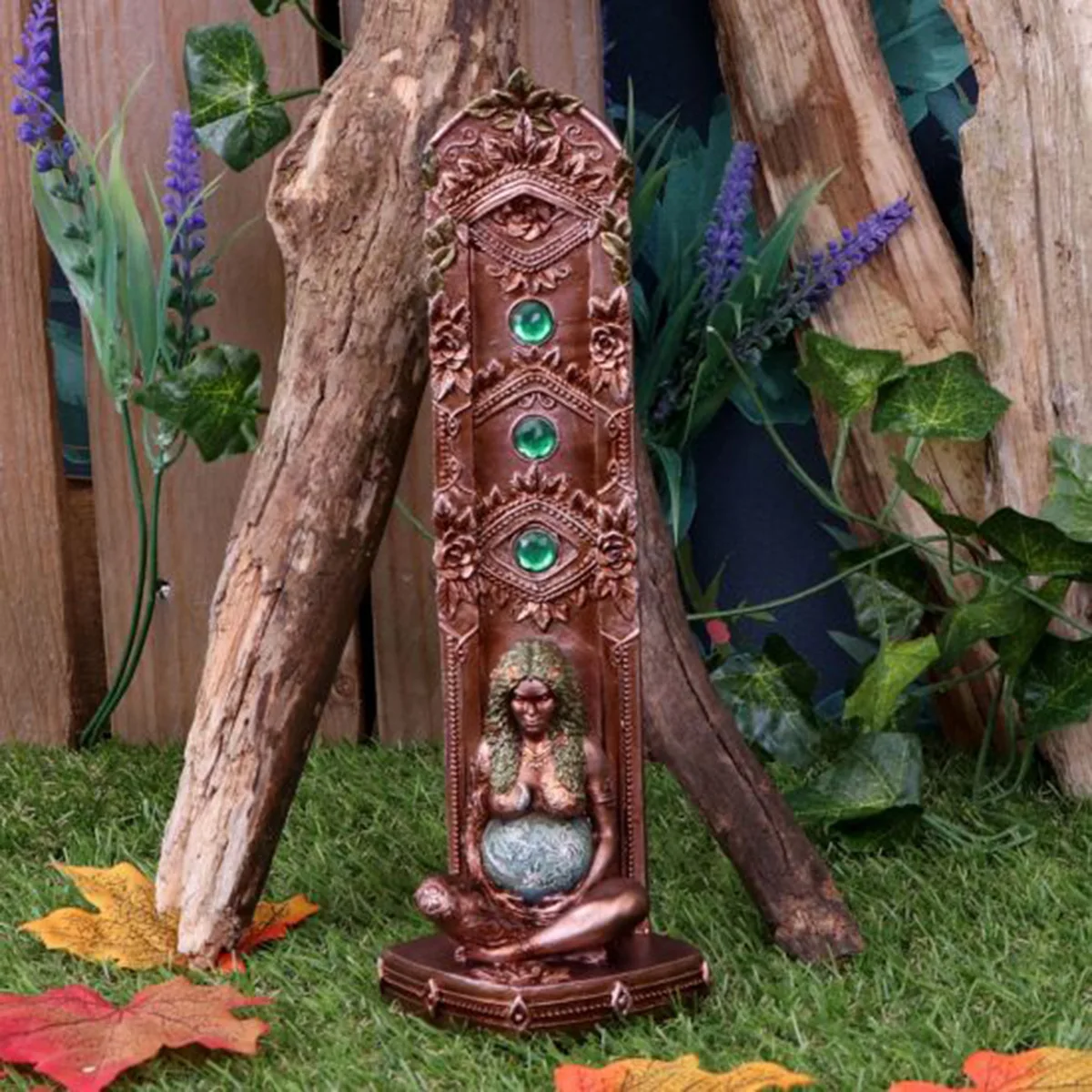Ghia Mother Earth Statue Resin Mother Goddess Resin Figurine Garden Outdoor Sculpture Crafts Home Mama Earth 3D Art Decoration