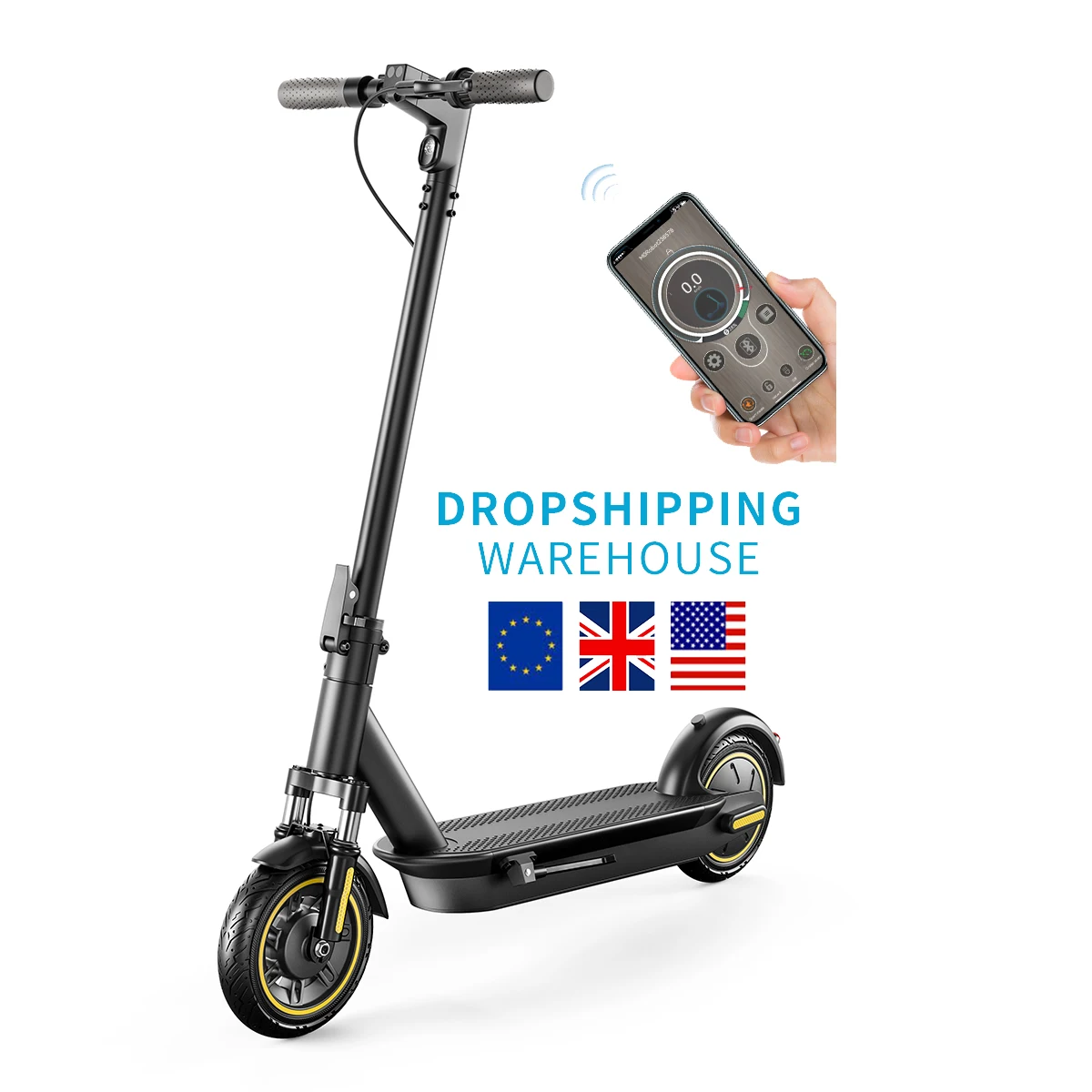 Emoko HT-T4 MAX (WITH SUSPENSION) 10 inch 350w  36V, 15Ah 35km/h range 40-50km  electric  scooter New private design
