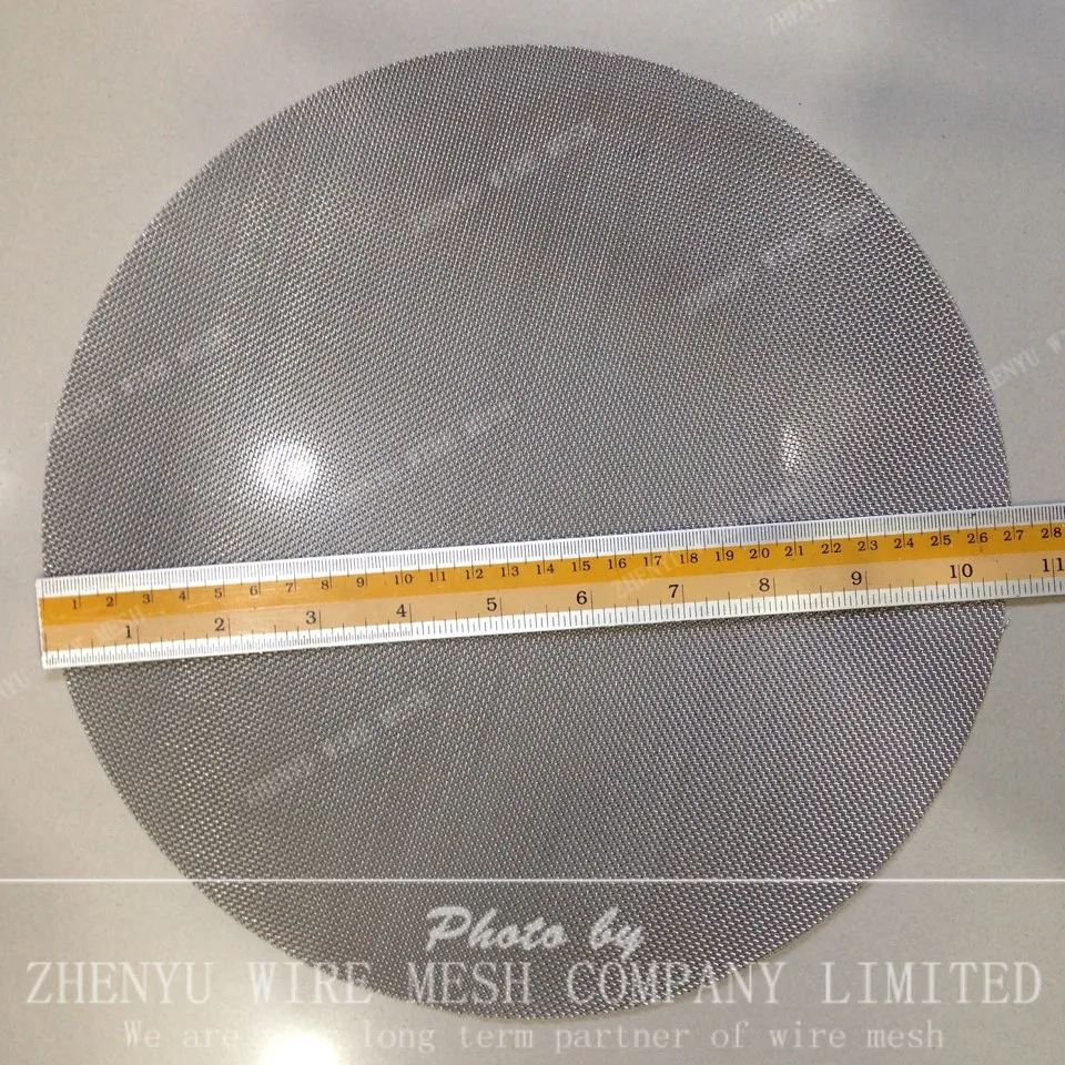 Consult food grade Stainless steel flour sieving mesh flour filter mesh/ extruder screen pack/ black wire cloth disc in stock