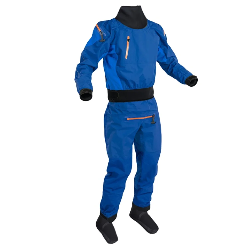 Dry suit waterproof with rubber diving drysuit for men kayaking expedition fishing rafting sup adventure