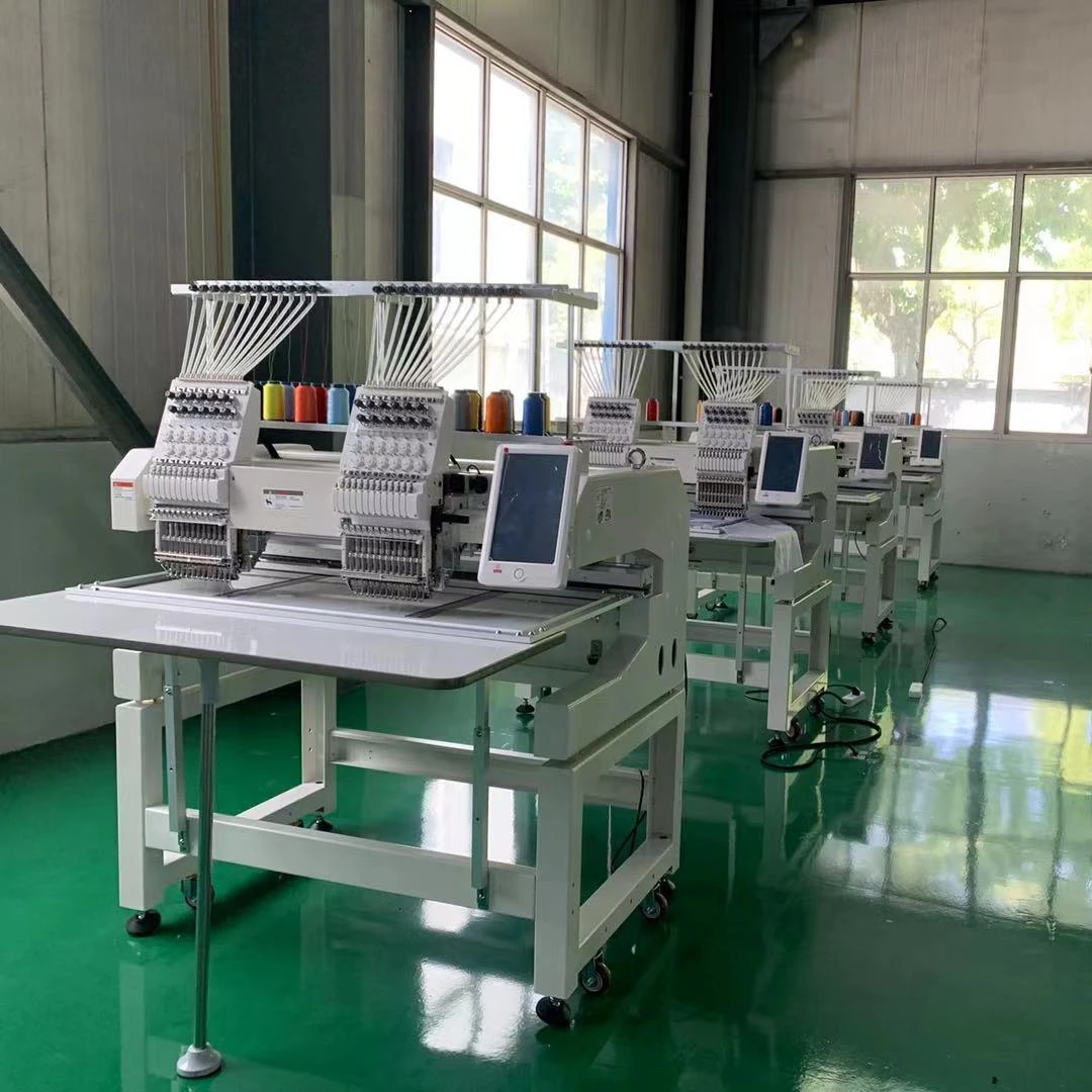 Вышивальная Машина tajima с 2 головками, Компьютеризация 15, 12 игл для c ap, футболок, готовой одежды, вышивки плоских носков