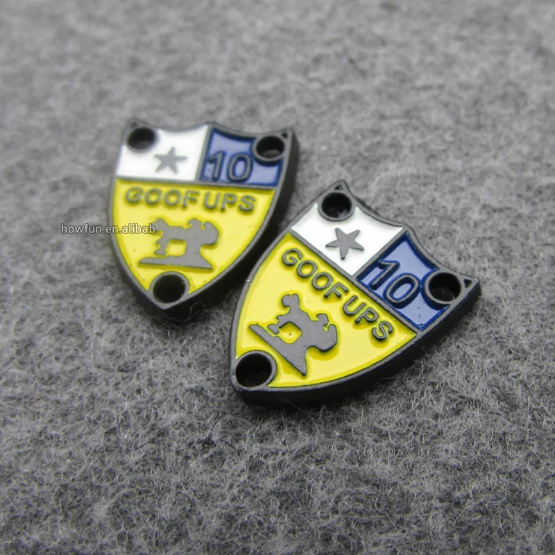 Custom metal label for clothing or clothes accessories