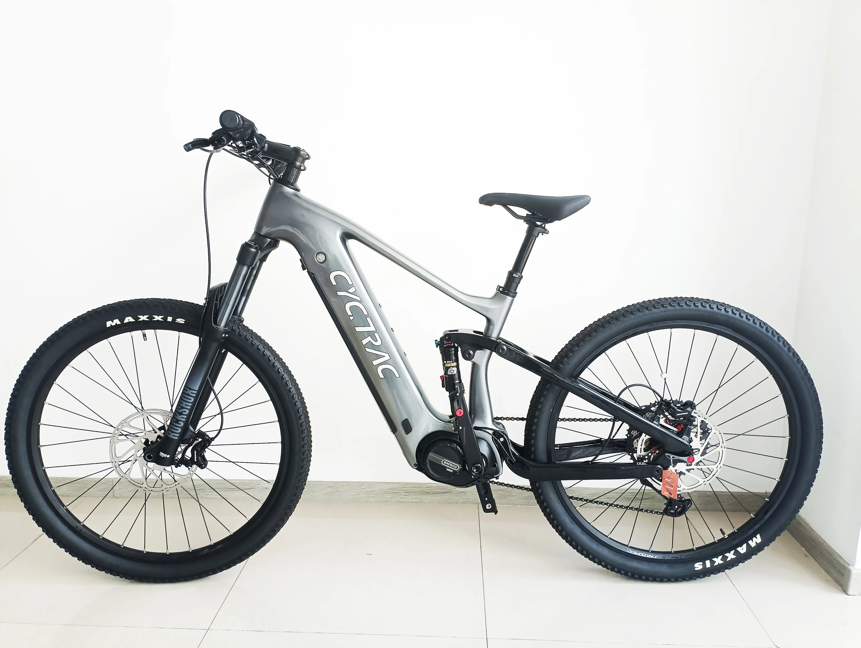 carbon fiber emtb full suspension electric mountain bike e-bike e mtb  emtb  Bafang M560 500W mid drive full suspension 29 inch