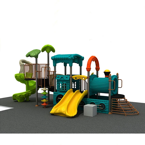 Amusement Park Equipment Train Theme Kids Outdoor Playground Items