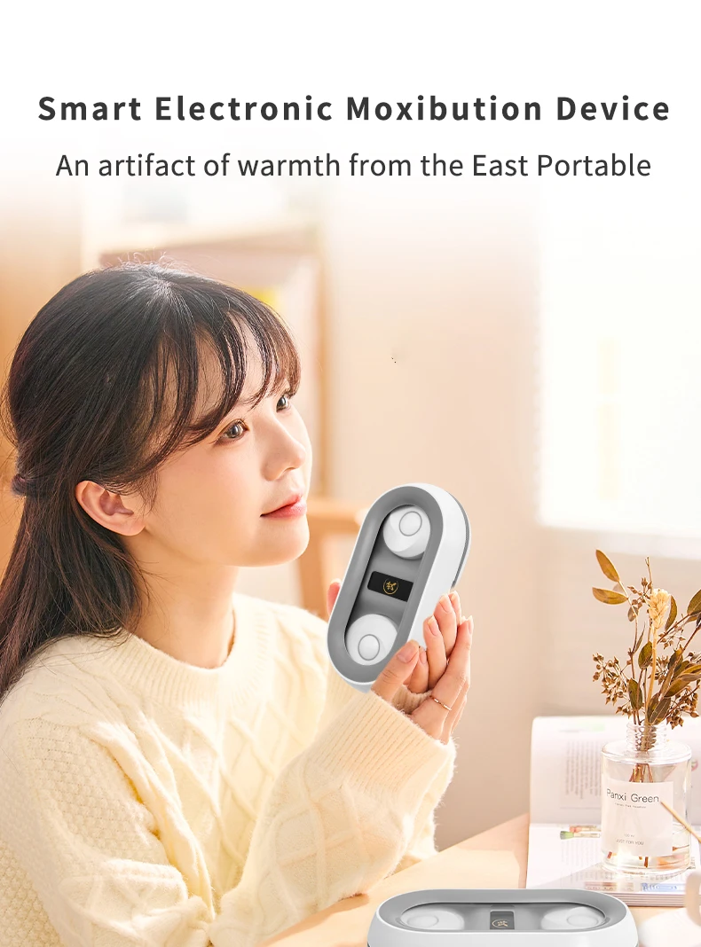 2022 Trending products Portable Wireless Moxa Apparatus Electric Physical Therapy Moxibustion Equipment