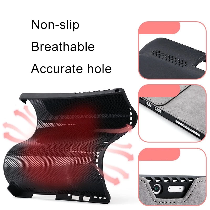 Luxury PU Leather Stand Case for Microsoft Surface pro 8 7 7+ 6 5 4 X Tablet for Surface Go 1 2 3 Women Men FLip Cover Pouch go3