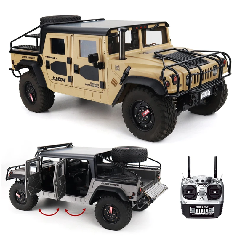 Full Metal HG-P415A Tactical Vehicle Big scale 1:10 4x4 Off Road Pick Up H1 Armored Truck