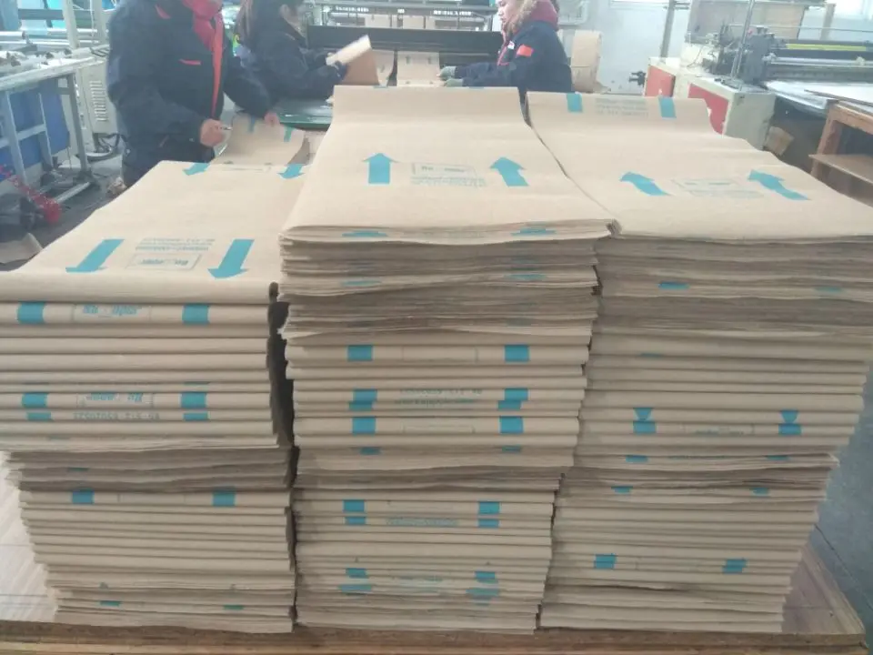 Reinforced Lamination Kraft wrapping  paper wrinkly VCI Creping Paper