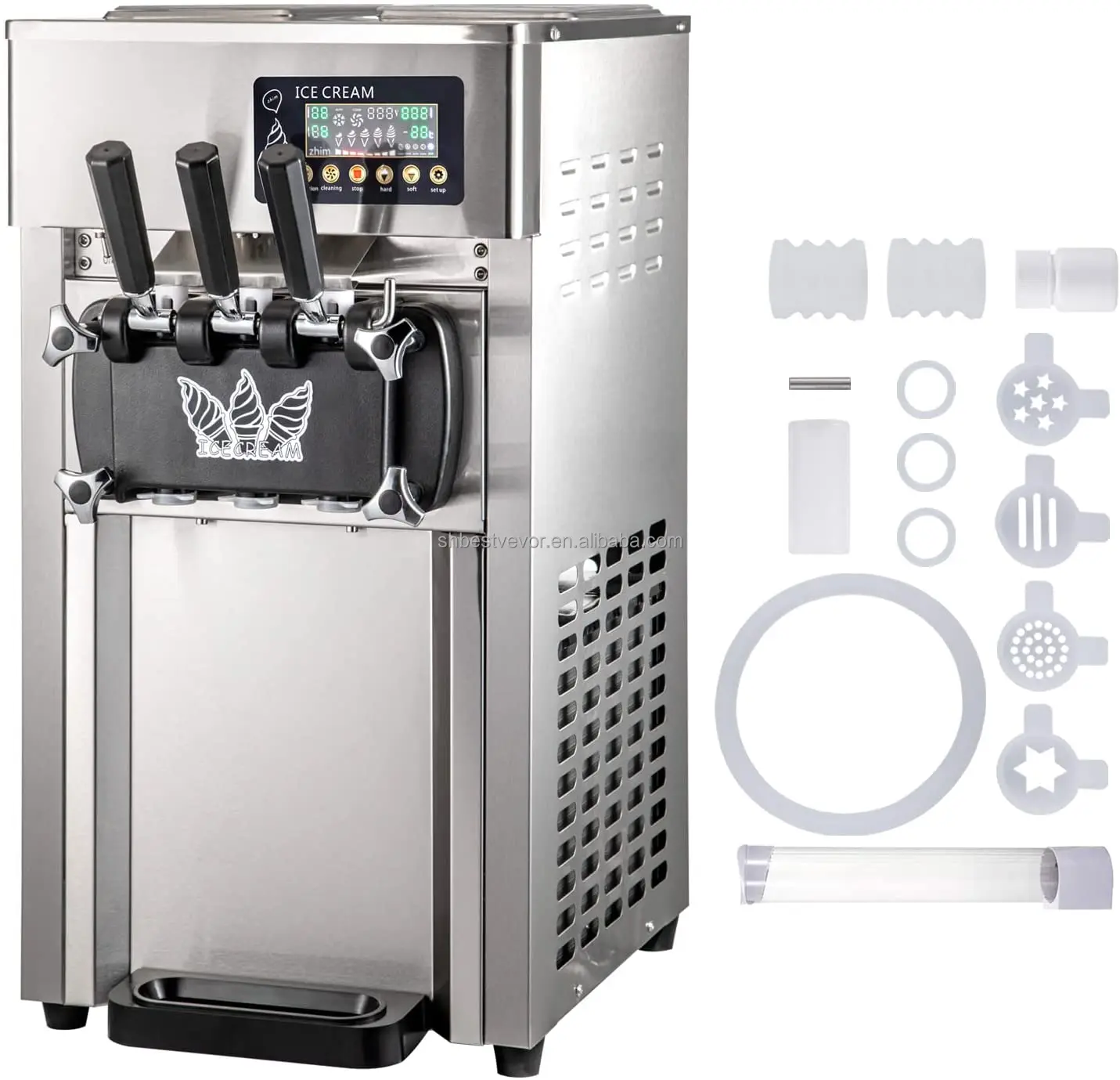 Wholesale 2+1 flavors in demand Soft ice cream machine ice cream machine price soft serve ice cream
