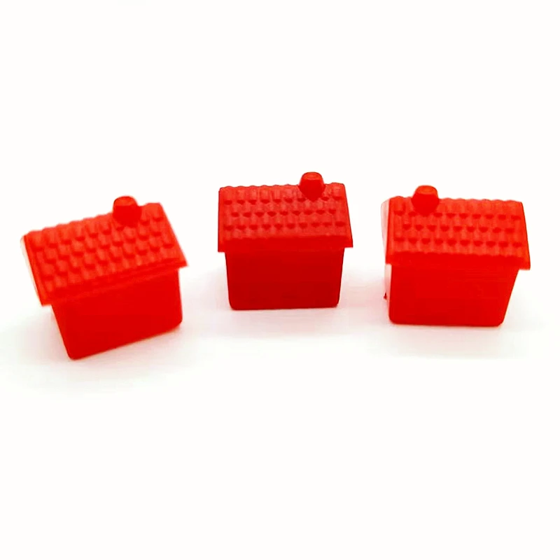 
Wholesale Plastic House And Hotel Shape Board Game Pieces 
