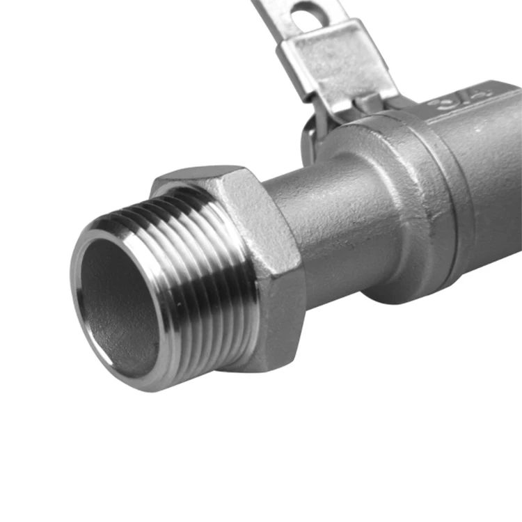 
BSPT DN15 SS316 Hose Tap Ball Valve/ Drain Tap 