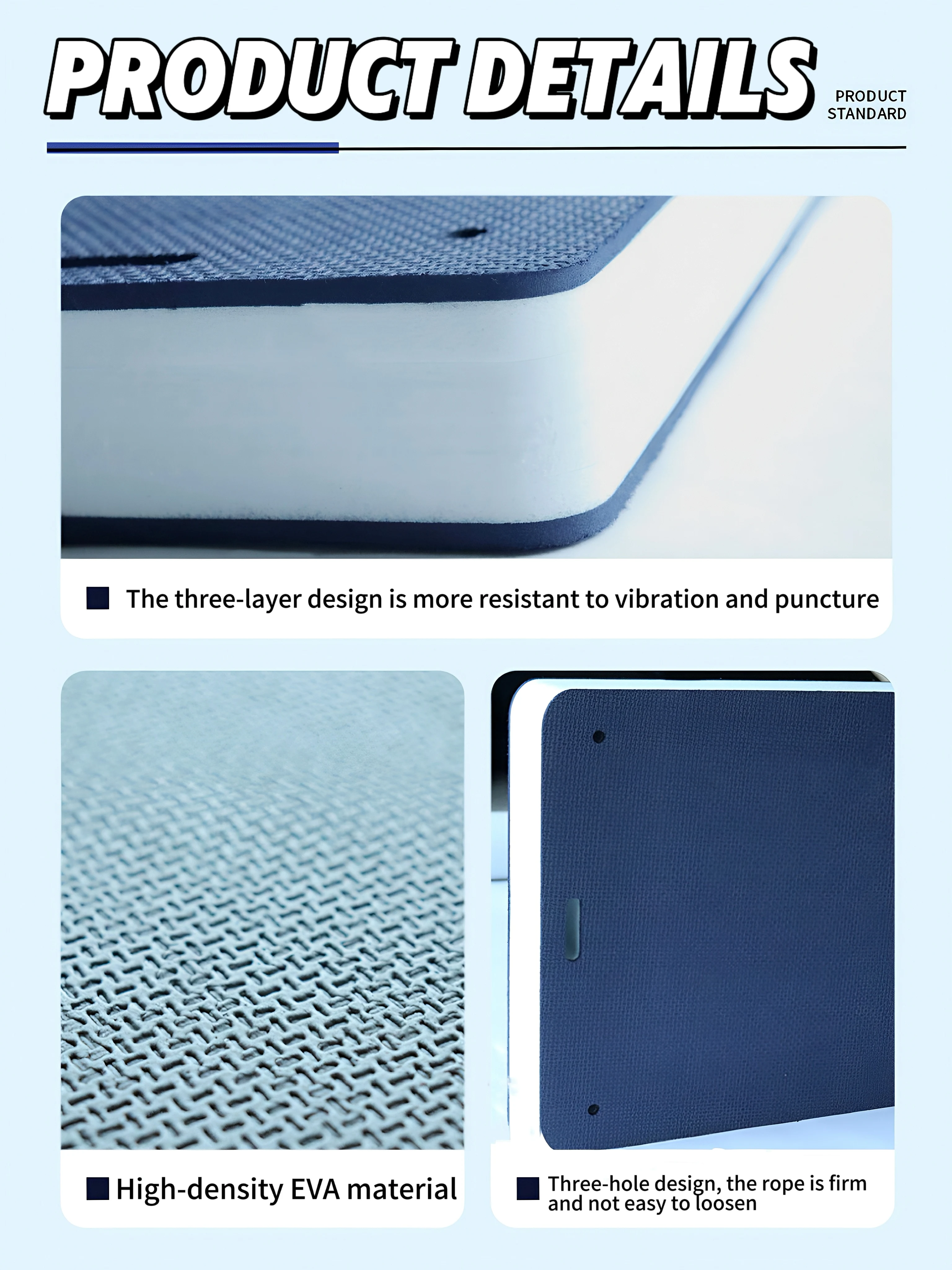 High-Density EVA Foam Flat Fenders Marine Anti-Collision Board Marine Accessories
