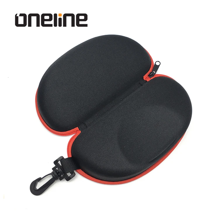 Waterproof Fashion Appearance Sunglasses EVA Zipper Leather Portable Sun Glasses Case Soft