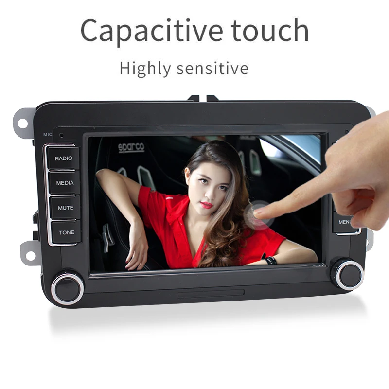 Wireless Carplay vw android car multimedia Player with Canbus GPS Navigation Wifi BT FM For VW Skoda Seat Passat Golf 5 6