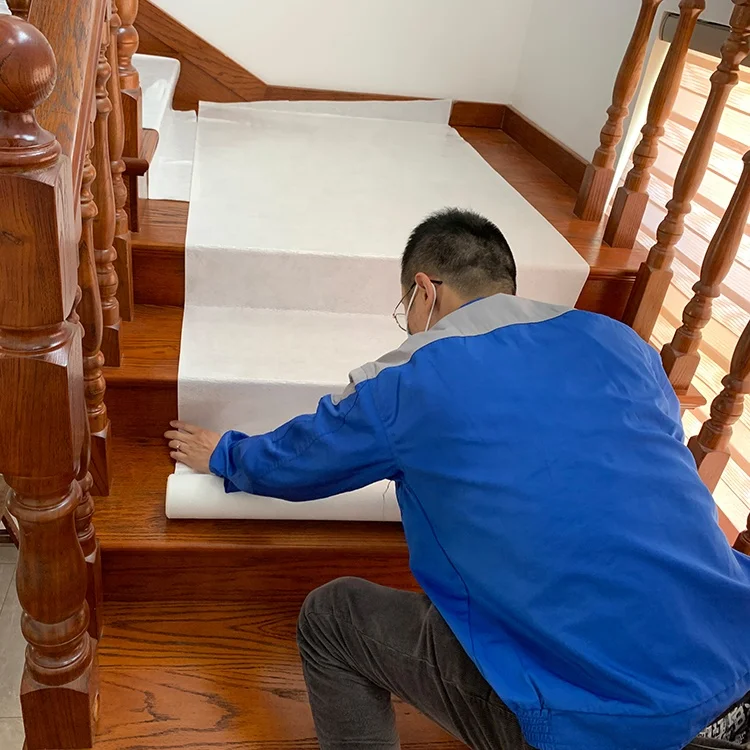 Waterproof Breathable PE Coated Polyester Non woven Fabric for House Revonation Recycled Felt