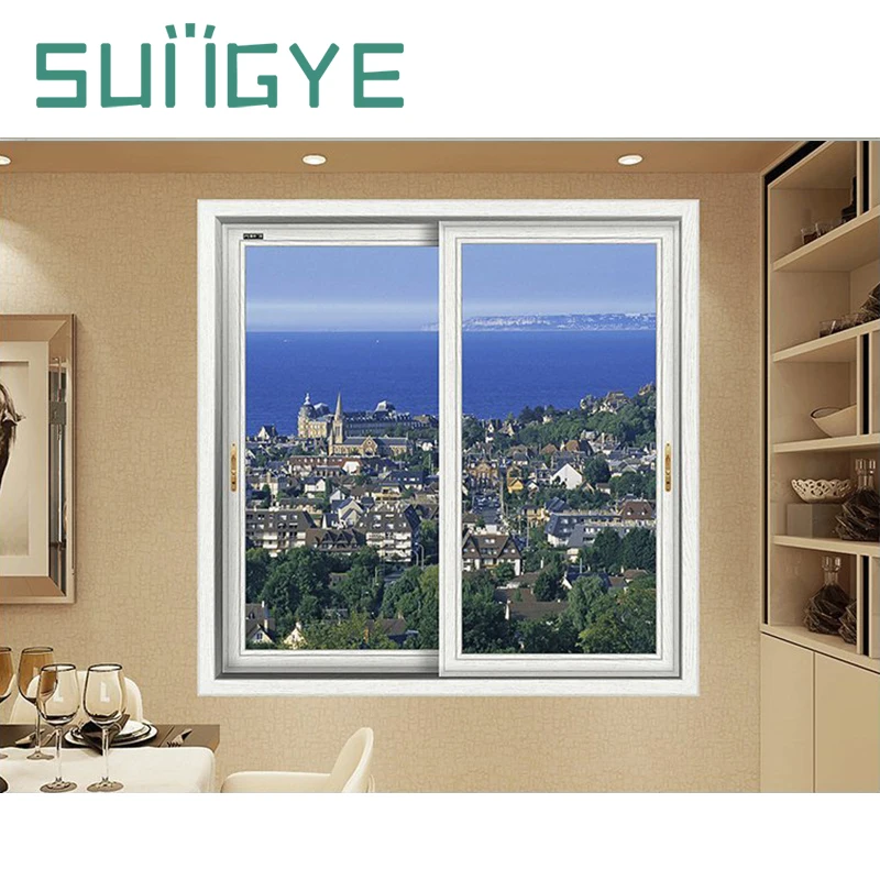 SUNGYE Modern Design Customized Sliding Windows Door System Double Glass Hurricane Impact Aluminium Sliding Window