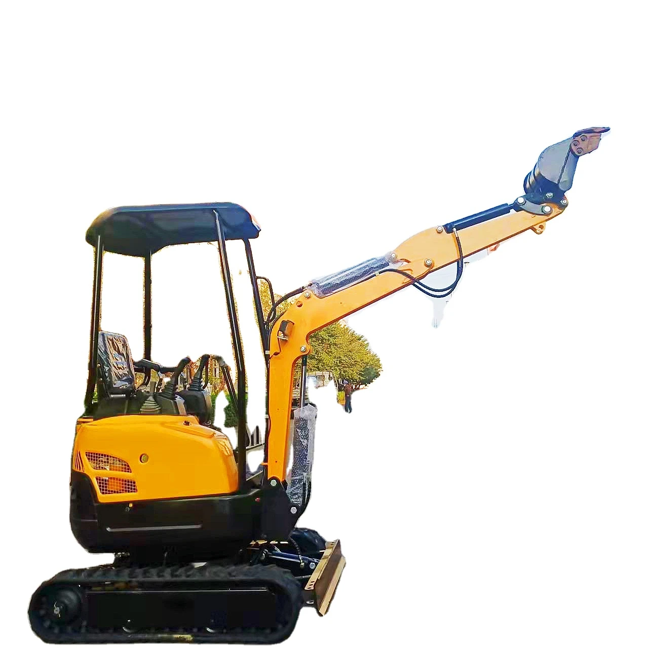 mini excavator with attachments track frame excavator bucket digger brand new hyundai excavator