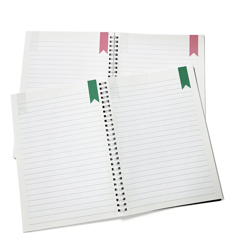 Бесплатный образец спиральный журнал с ручкой школьный блокнот формата А4 студенческий на заказ