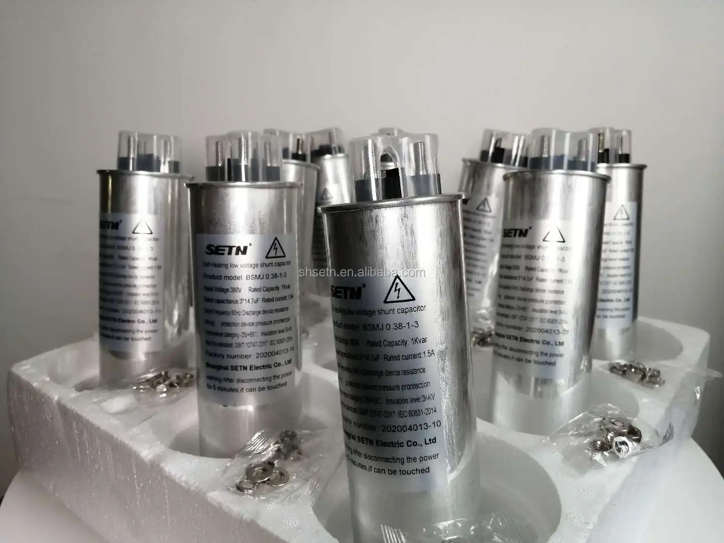 3 phase 40 kvar Bsmj self-healing power supply power capacitor low voltage shunt capacitor