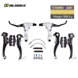 BLOOKE Bmx MTB Bicycle Disc Brake Set Bicycle Parts Aluminium Alloy Mountain Bike V Brake kit