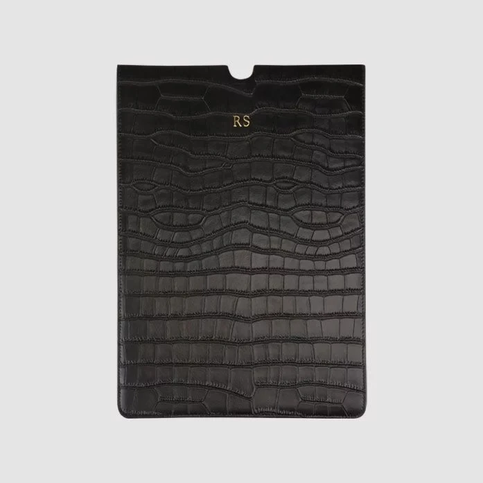 Print Pu Crocodile Leather Pouch Bag Cute Laptop Sleeves,Customised Business Laptop Case Sleeve