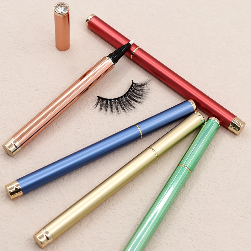 No Water Private Label Non Toxic Activated Wholesale Liquid Waterproof Custom Logo Bottle Magic Magnetic Eyelashes Eyeliner