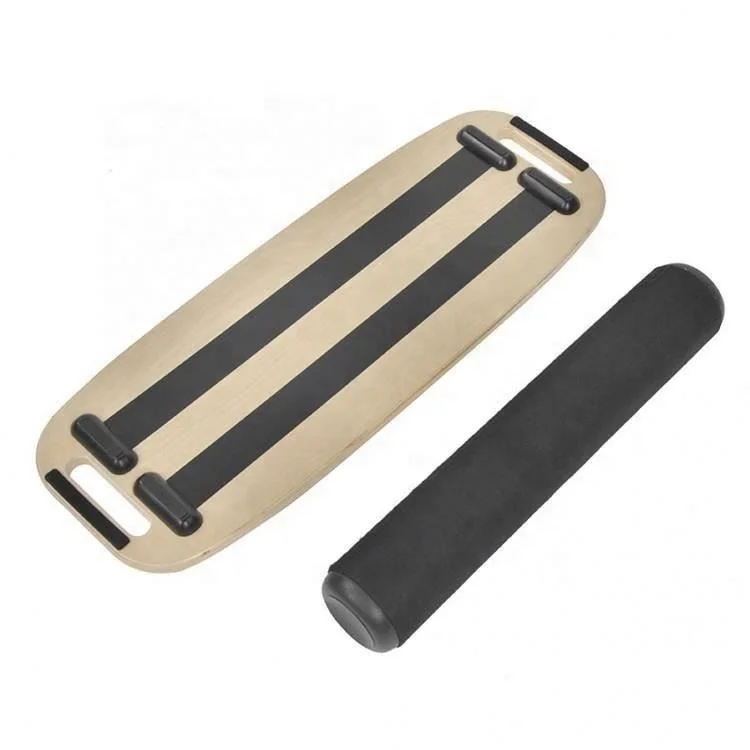 Многофункциональная деревянная доска для упражнений, легкая доска для упражнений в области живота, домашняя фитнес-балансировочная доска