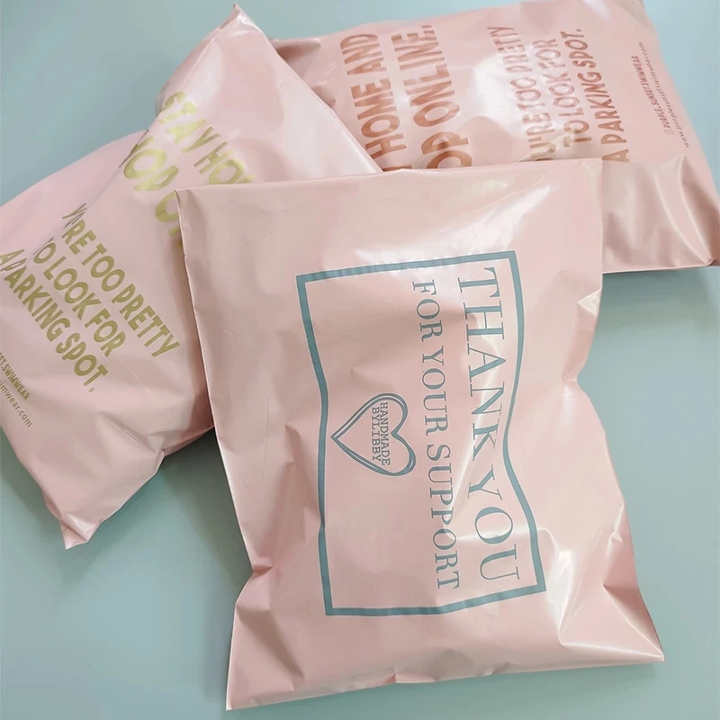 Biodegradable Express Plastic Bag Logo Printed Poly Mailer Envelope Polymailer Shipping Bags For Clothing Packaging