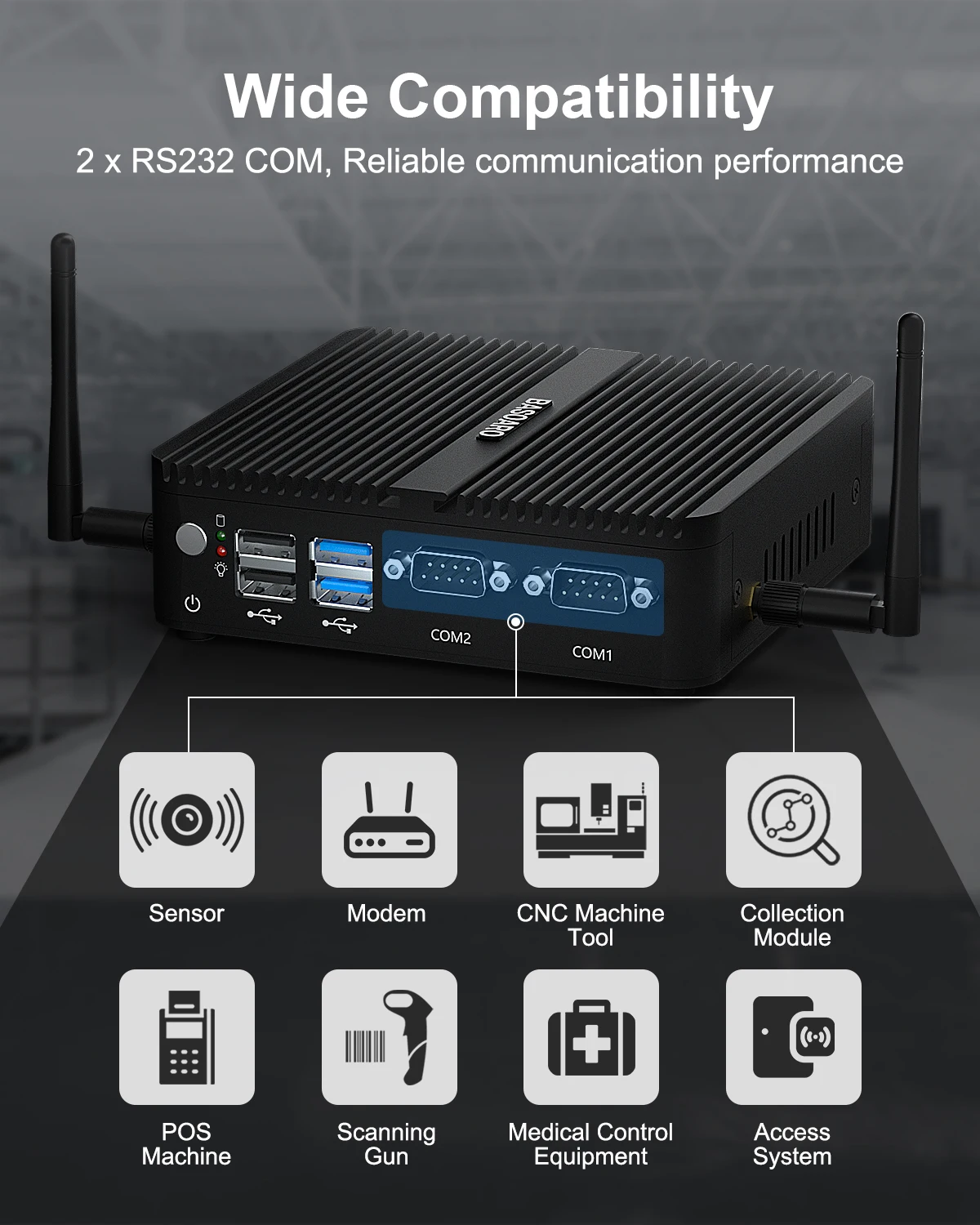 New Mini PC Intel Celeron J4125 Processor Win10 IoT HD-MI VGA 4K Customizable OEM ODM for HTPC Desktop Small Computer