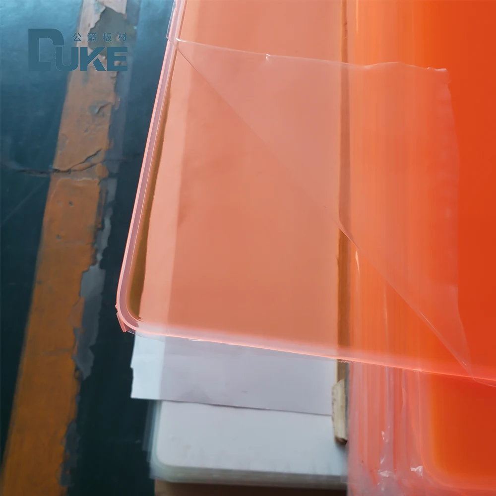 New Product Laser Cutting Processing Pmma Fluorescent Panel Acrylic Plastic Sheet