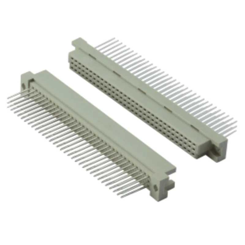 3 Rows2.54MM Pitch 96P Female 180 Degree DIP DIN Signal Euro Connector