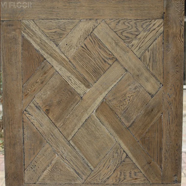Antique French Oak Versailles Parquet Engineered Wood  Flooring
