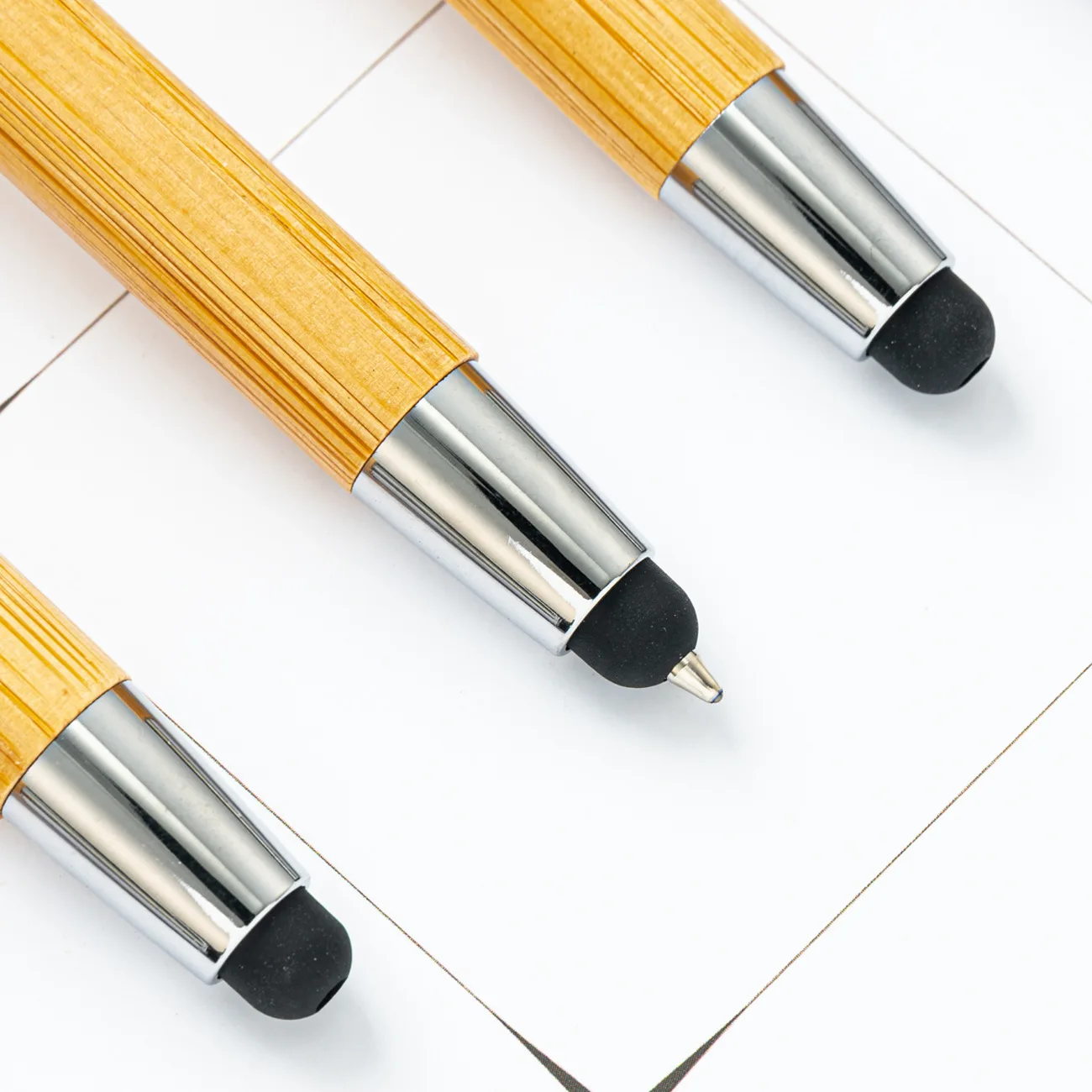 Wholesale Touch Screen Bamboo Pens Blank Personalized Engraving Wood Ball Pen Promotion Bamboo Ballpoint Pen