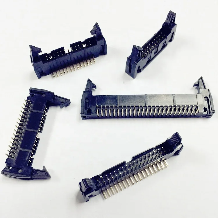 90 градусов DIP Box Header 2,54 мм 2 * N Pin PCB коннектор
