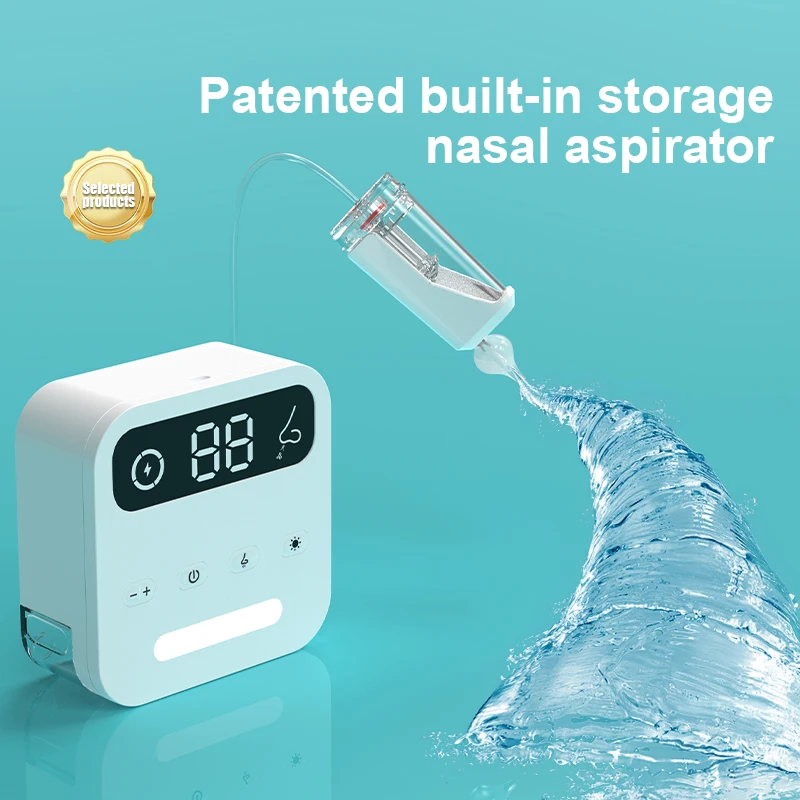 Hot selling Electric nasal aspirator baby nasal aspirator sucking aspirating nasal vacuum cleaning for newborn children