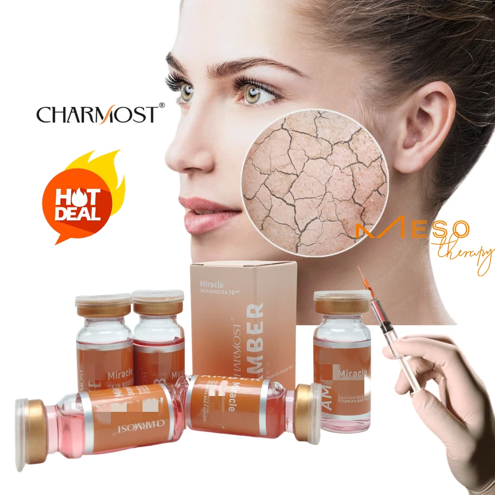 High Quality 10ml Facial Acid Anti Acne Skin Repairing Face Skin Care Microneedling Skin Whitening  Meso Serum