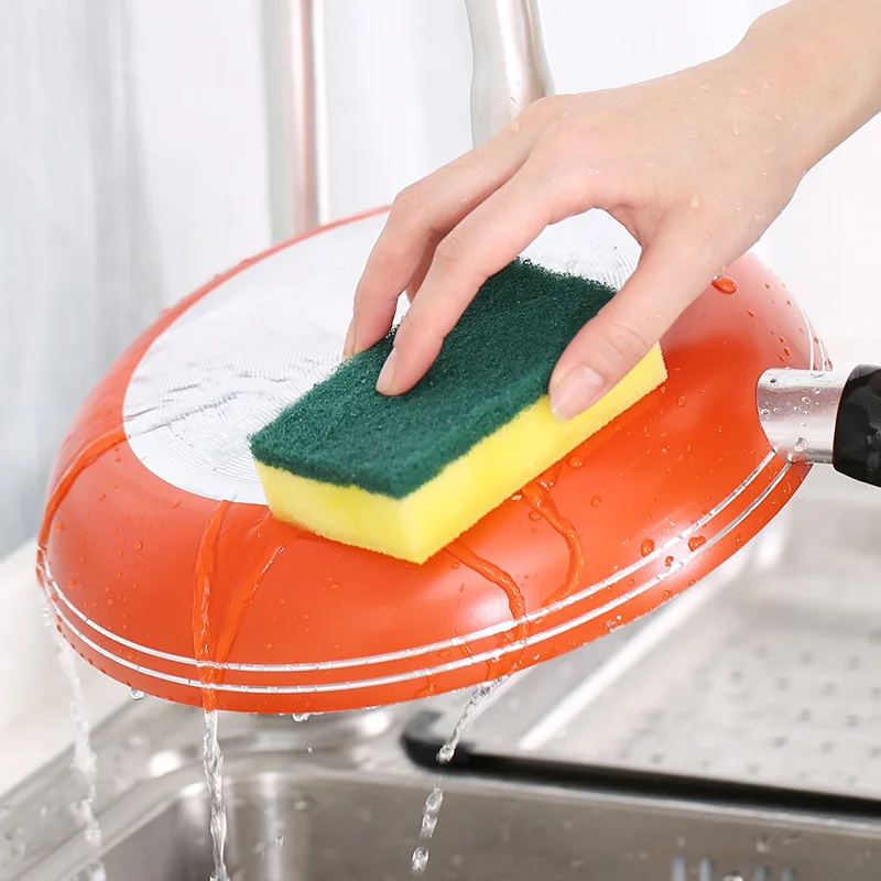 Manufacturer 3 in 1 Kitchen Scources/sponge scrubber kitchen cleaning set