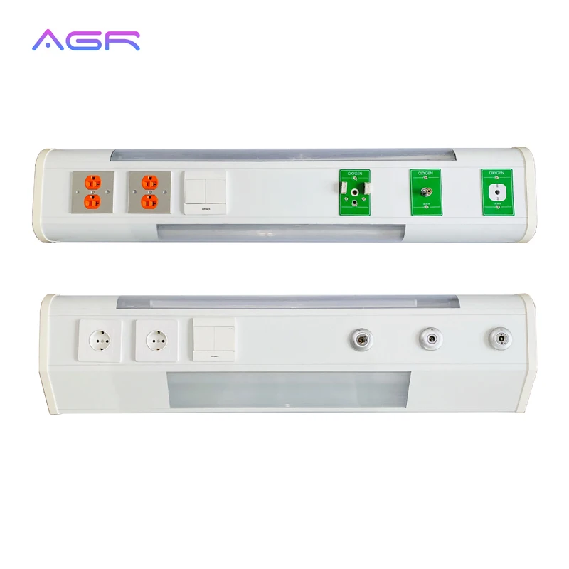 Hospital Aluminum Profile Bed Head Unit Bed Head Panel Bed Console Panel medical Ward Nursing Equipment