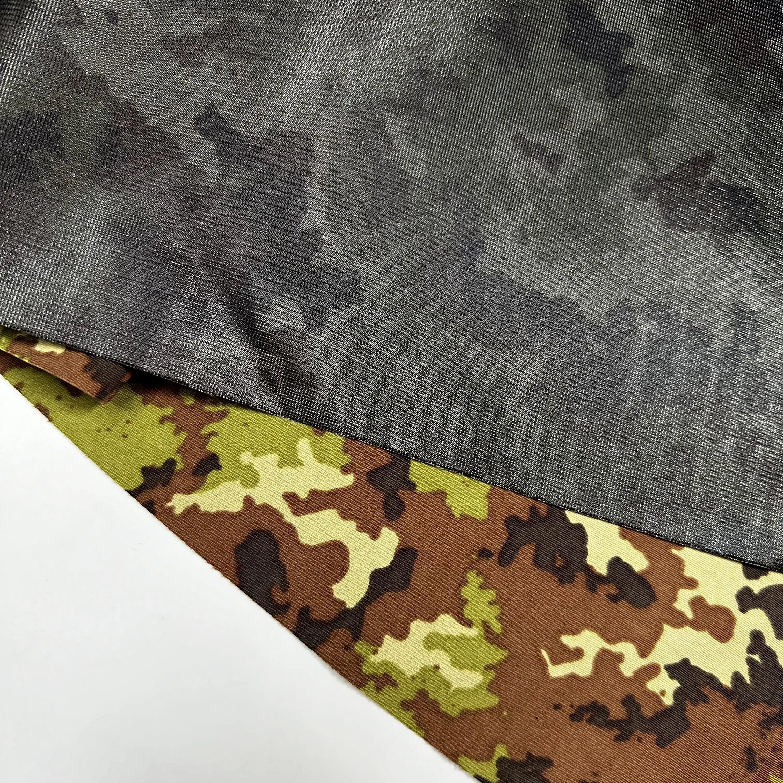 TPU coated 3 layer laminate fabric for coat and pants for jackets