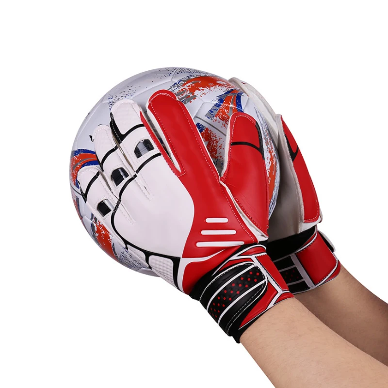 Football Goalkeeper Professional Finger Guard Equipment Anti-skid Training Wear-resistant Gloves Goalkeeper Gloves