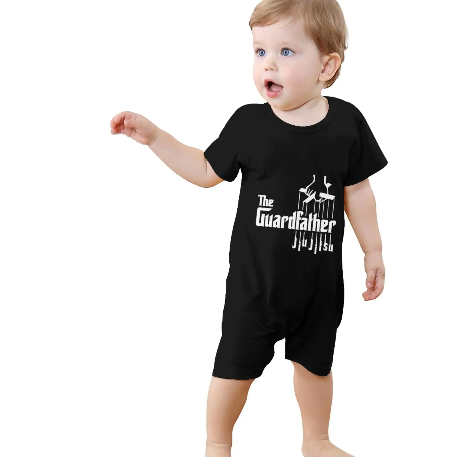 
Baby Clothes Girl Boy Romper Funny Brazilian Jiu Jitsu BJJ Rashguards Jiu-jitsu BBJ GI THE GUARDFATHER 2021 Ropa pour newborn bo 