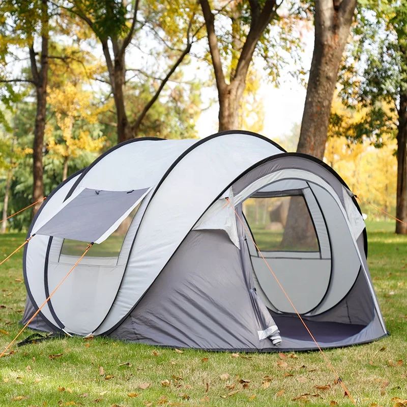 Trending Outdoor Automatic Pop Up Camping Tent 3-4 Persons Family for Sale
