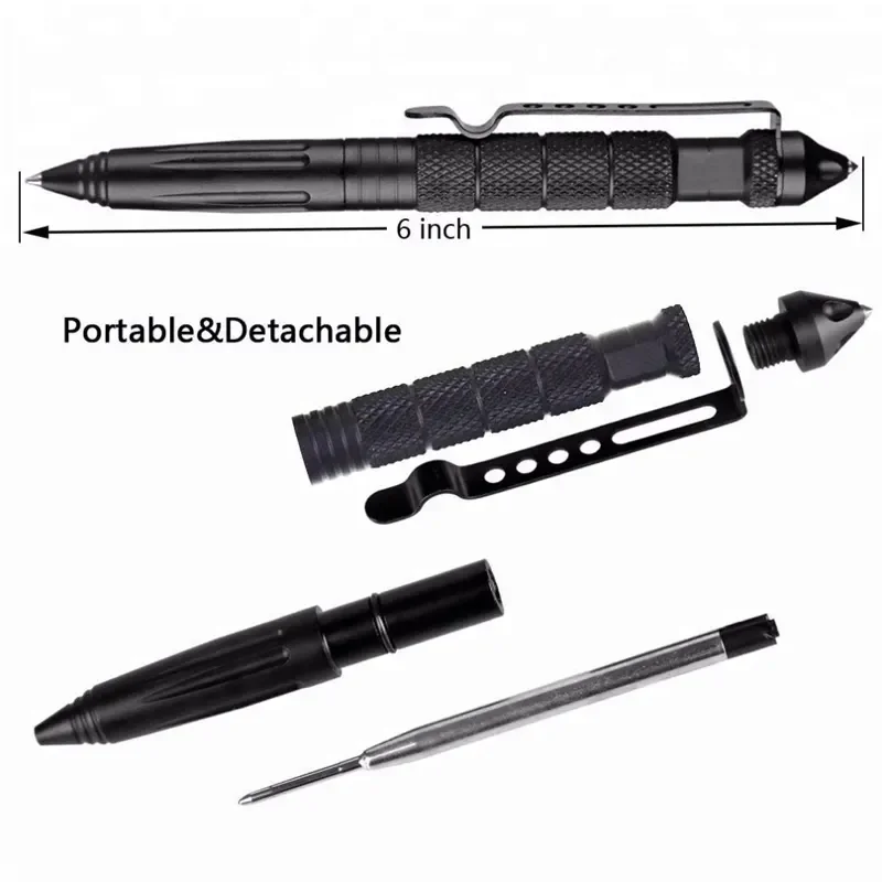 Multifunctional Mini Pocket Anti-skid Signature Tactical personal Pen Outdoor Sports Camping Self-defense Supplies