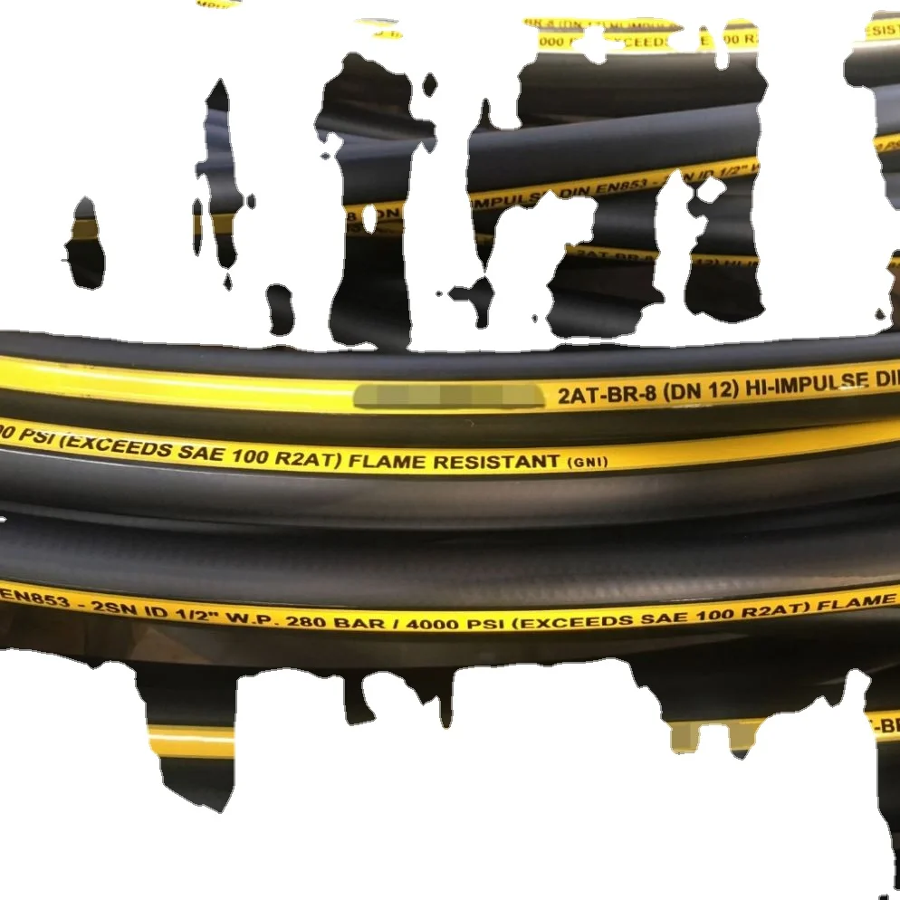 DIN 20022 EN 853 2SN Smooth Surface Hydraulic Hose