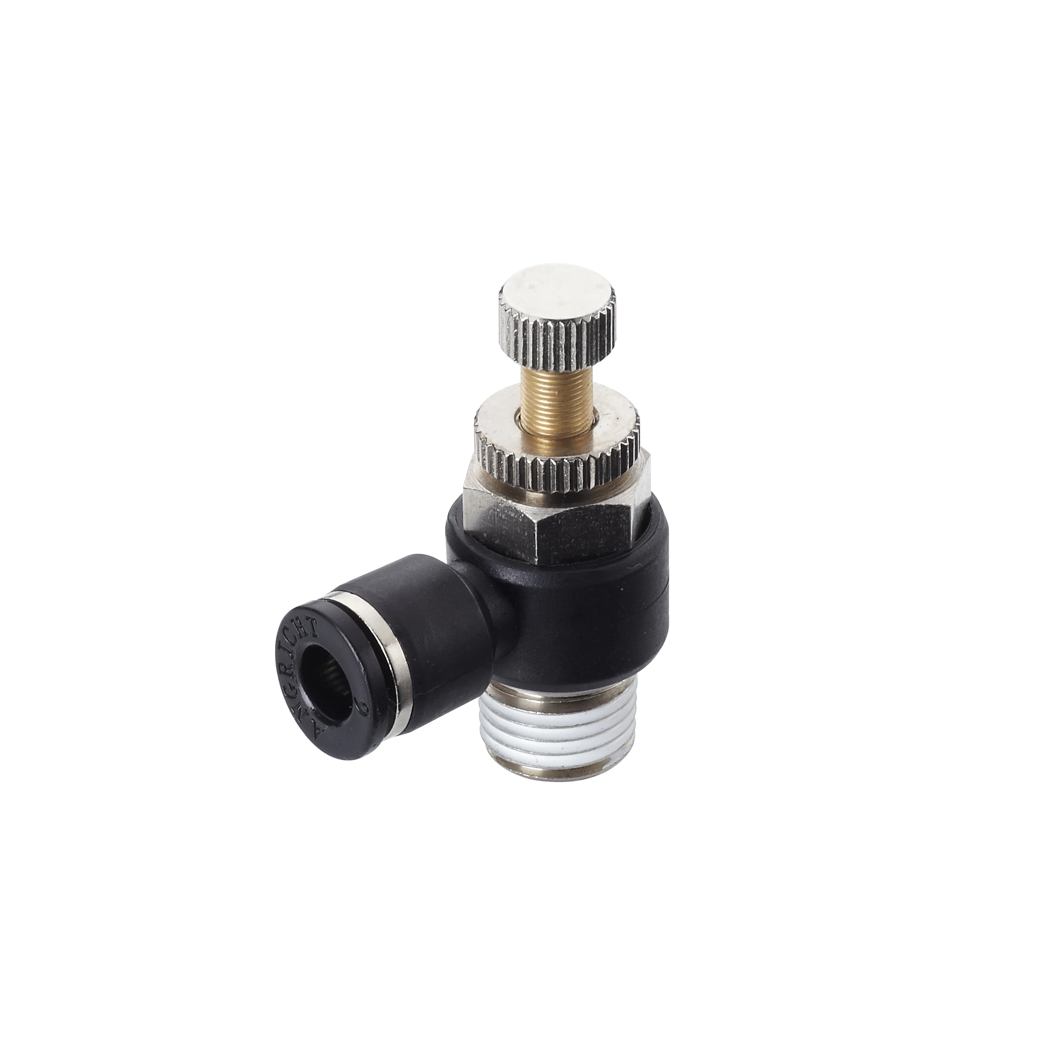 Durable Easily Operation L Type Speed Pneumatic Valves Plastic with Multiple Models for Connecting Tube Fittings