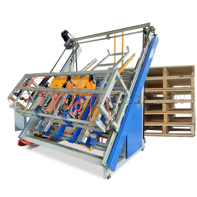 Automatic wood stringer pallet making machine/EURO wood pallet assembly machine/wooden pallet production line